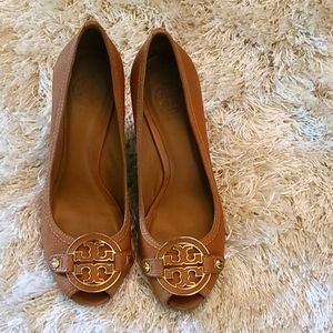 Tory Burch Amanda Open Toe Wedges